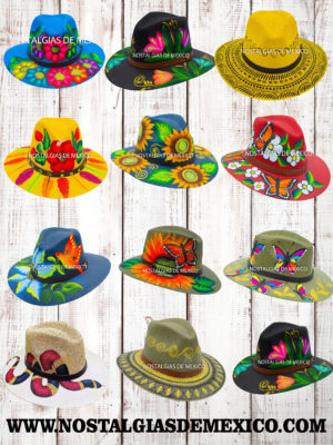 HAND PAINTED MEXICAN HAT