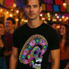 CAL CHARRO FIESTA Mariachi Skull T-Shirt – Glow-in-the-Dark Tribute to Mexican Culture