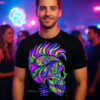 CAL MOHAWK IL Punk Skull T-Shirt – Mexican Art Meets Rebel Spirit
