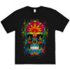 CAL MOTAS Psychedelic Skull T-Shirt – Mexican Art Meets Halloween
