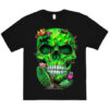 CAL NOPALS Cactus Skull T-Shirt – A Unique Mexican Tribute to Día de Muertos