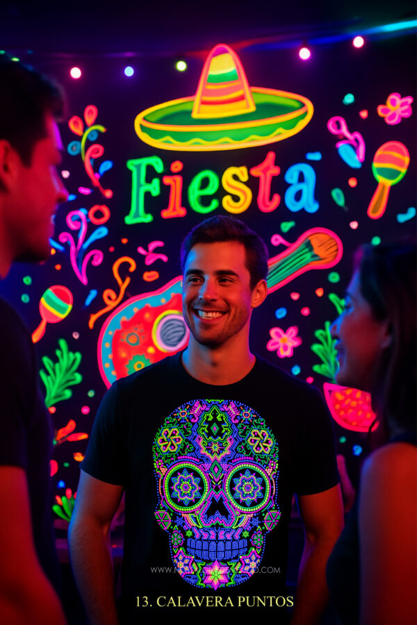 CAL PUNTOS IL Sugar Skull T-Shirt – Mexican Art Meets Halloween