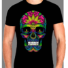 CALABERA MOTA Psychedelic Skull T-Shirt – Mexican Art Meets Halloween