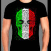 CALABERA TRICOLOR Tricolor Skull T-Shirt – Mexican Art Meets Halloween