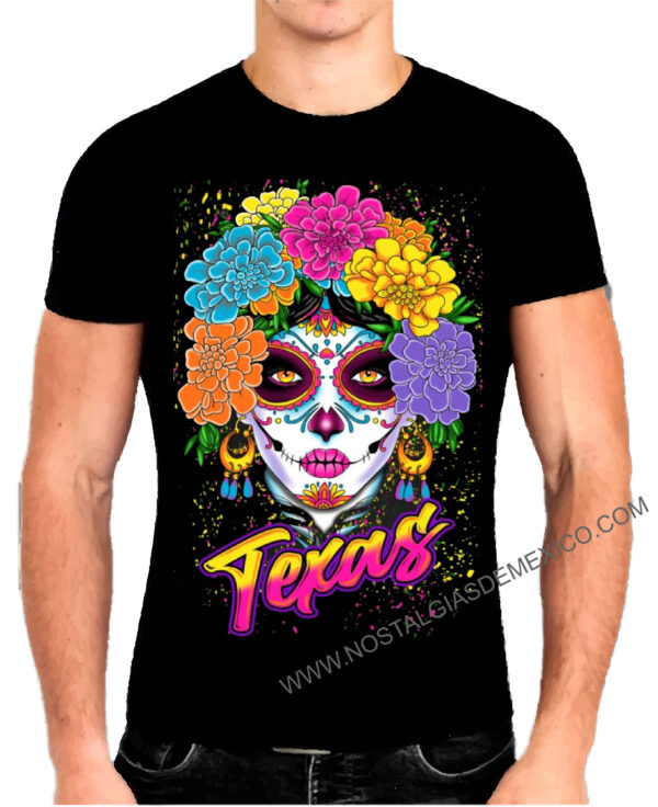 CATRINA TEXAS 👕 Catrina texas with Flowers T-Shirt