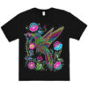 COLIBRI FLORES Hummingbird & Flowers T-shirt