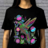 COLIBRI flores Hummingbird & Flowers T-shirt